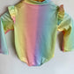 H&M Pastel Long Sleeve Zip Swimsuit / 6-12m
