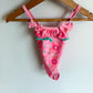 Pink Patterned Swimsuit with Bow / 12m