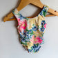 Bright Floral Swimsuit / 6-12m