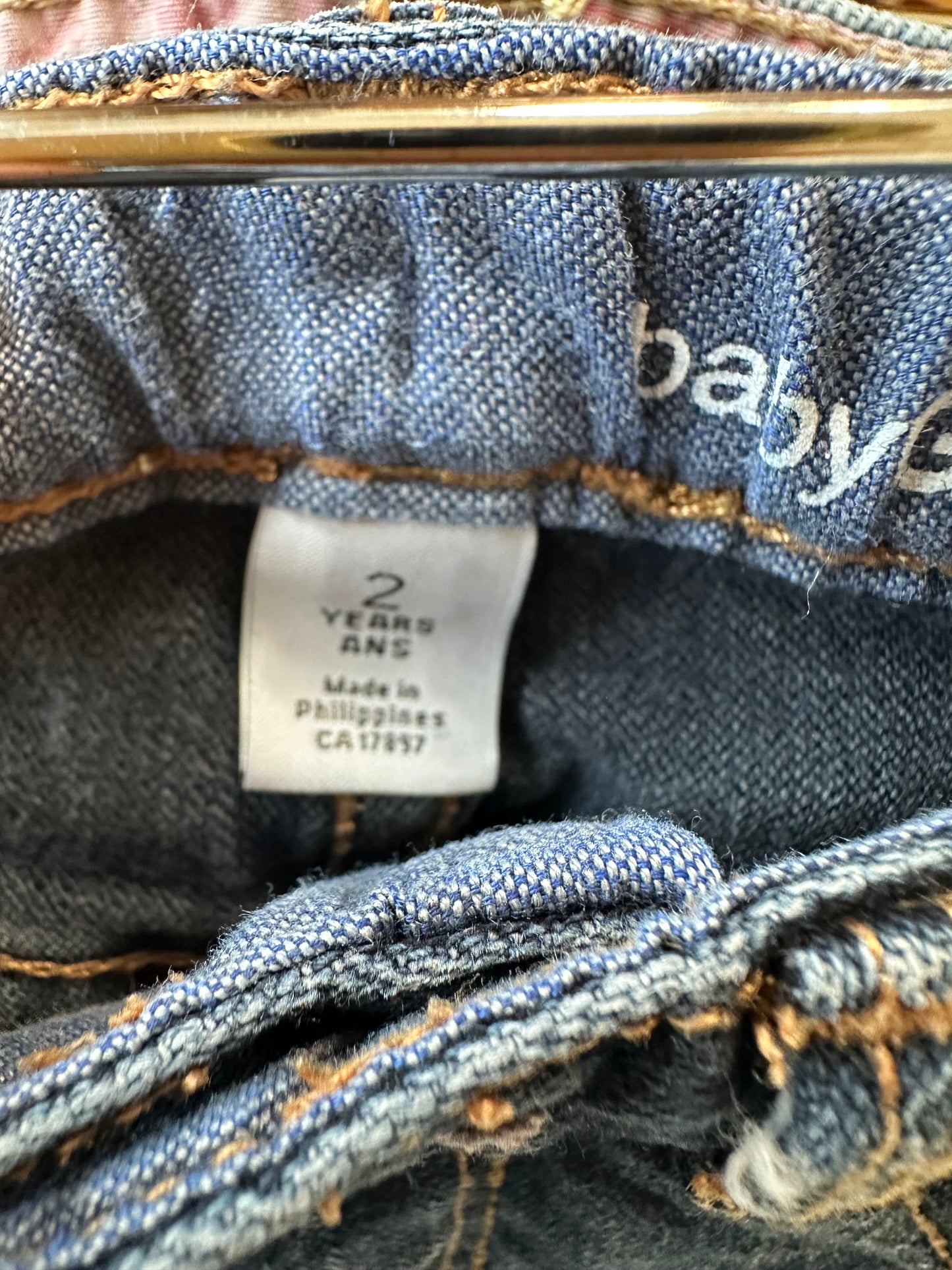 Dark Blue Denim Jeans / 2T