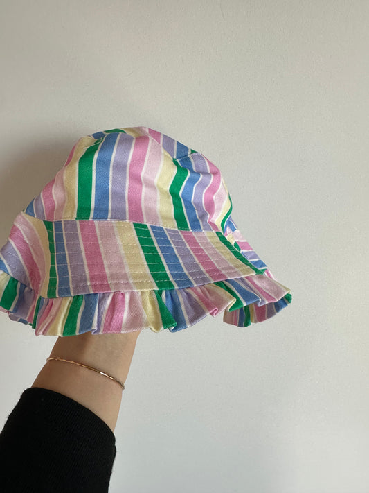 Colorful Stripe Bucket Hat / 12m?