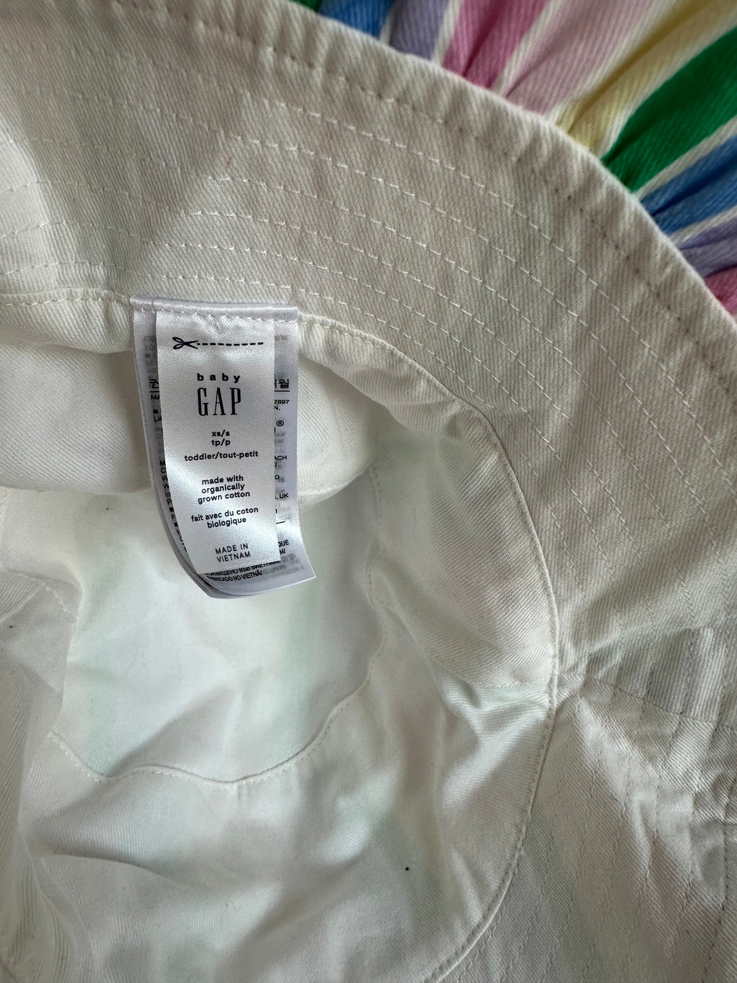 Colorful Stripe Bucket Hat / 12m?