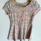Short Sleeve Floral Dress / 4T
