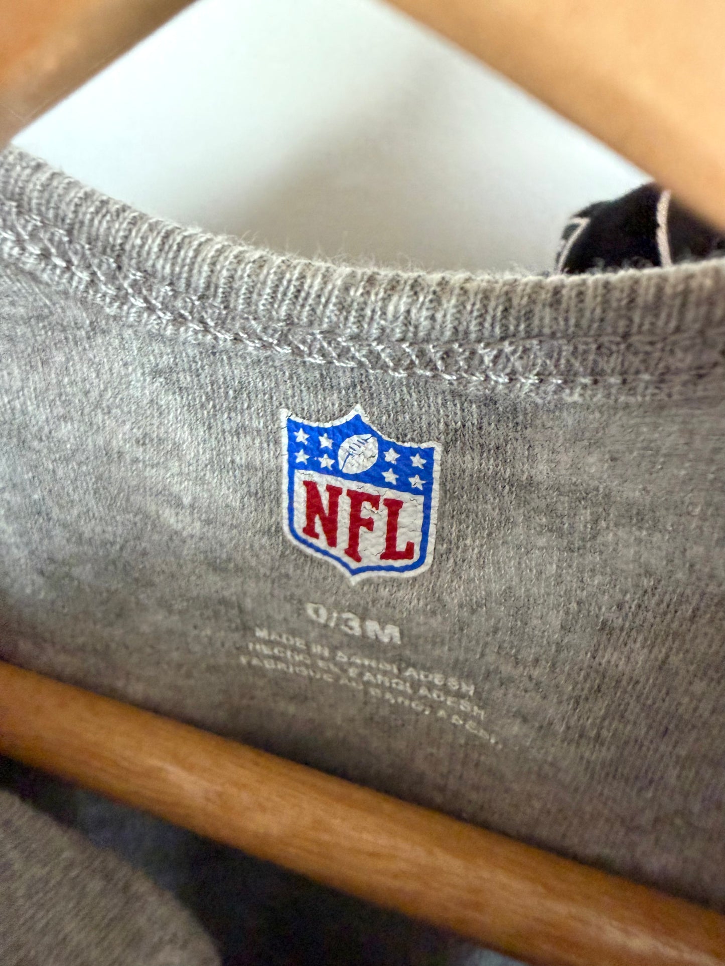 Raiders Bodysuits (2) / 0-3m