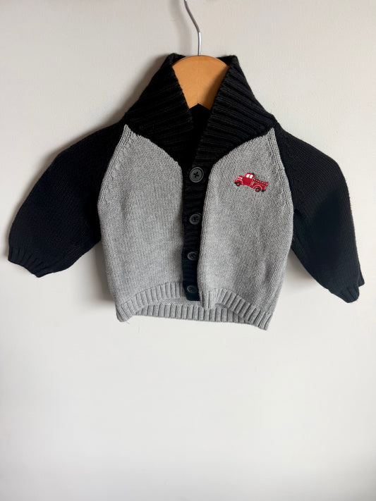 Firetruck Sweater / 3-6m