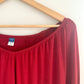Red Flowy Maternity Top / XL