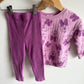 Minnie Purple Sweater + Pants Set / 24m