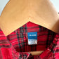 Red Plaid Button Up Top / 18-24m