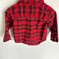 Red Plaid Button Up Top / 18-24m