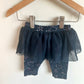 Star Black Leggings with Tutu / 3m