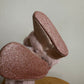 Shiny Pink Pom Pom Shoes / Size 3 Infant