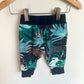 Bonds Turquoise Tropical Plant Pants / 3-6m?