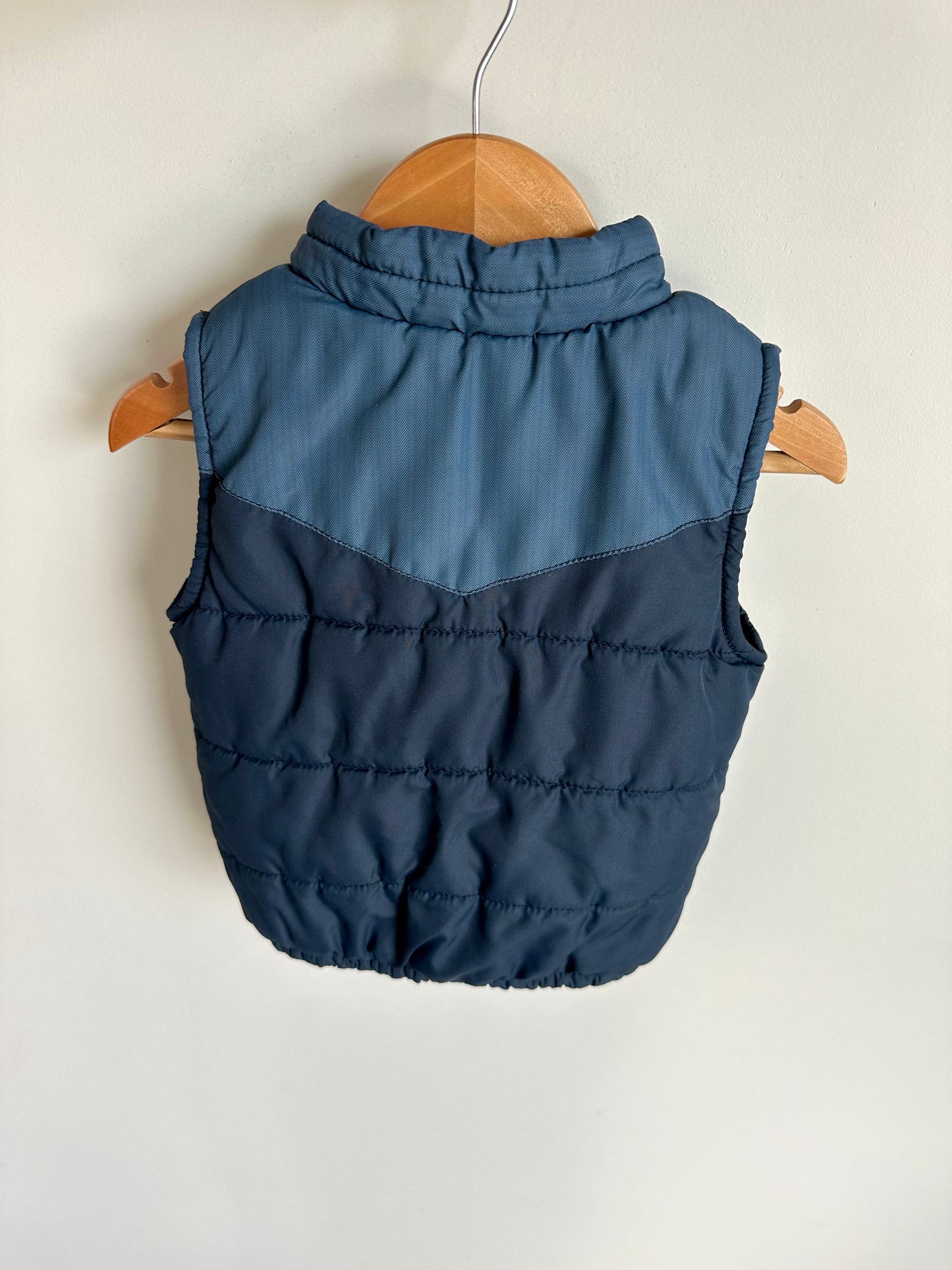 Blue Tones Puffer Vest / 24m