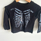 Skeleton Black Sweater / 2T