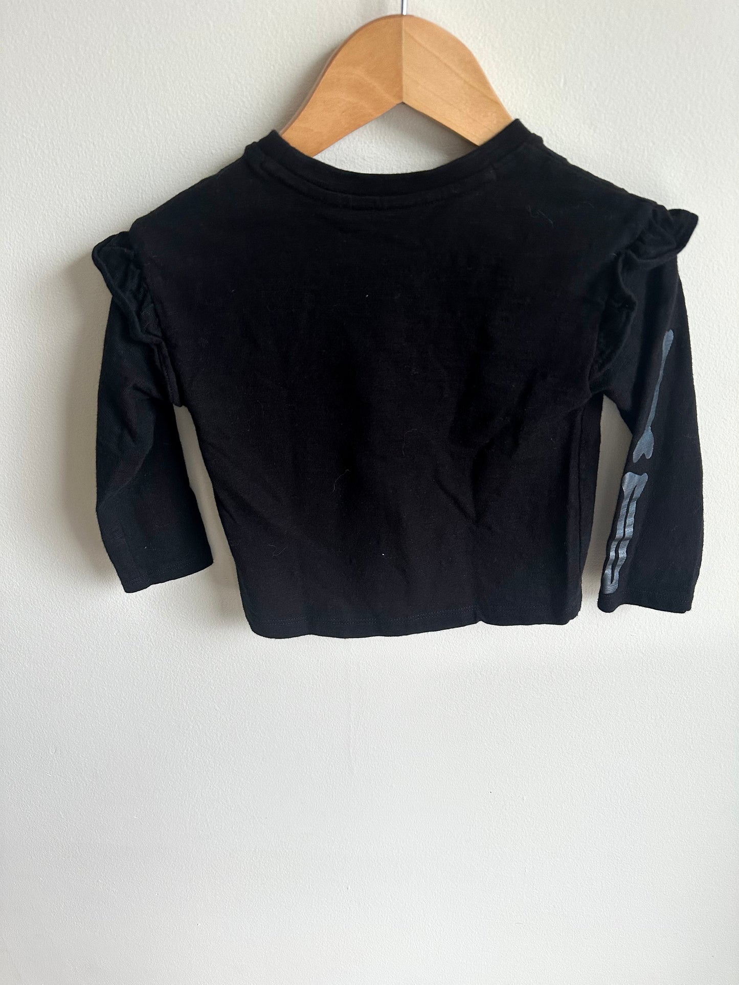 Skeleton Black Sweater / 2T