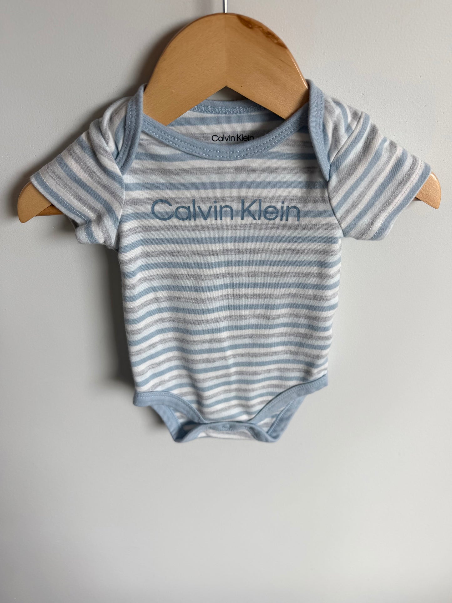 Calvin Klein Striped Bodysuit / 0-3m