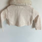 Fuzzy Neck Collar Sweater / 6-12m