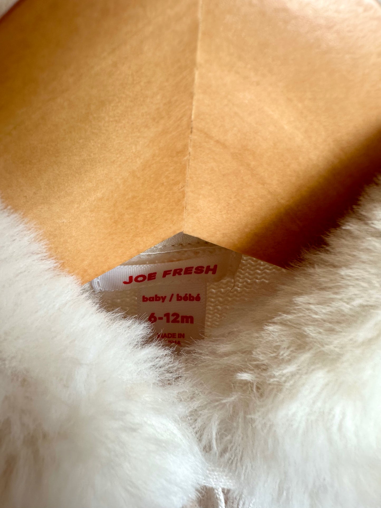 Fuzzy Neck Collar Sweater / 6-12m