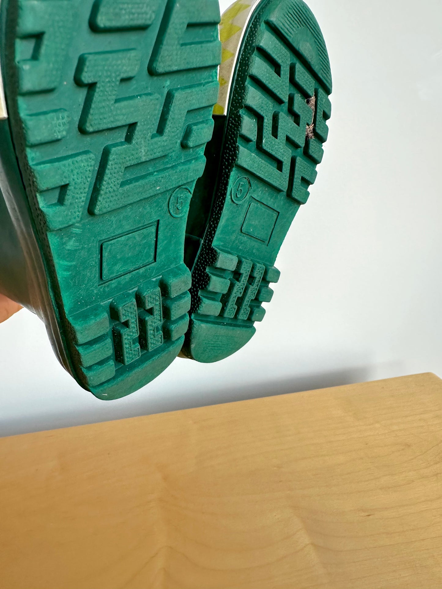 Green Alligator Boots / Size 5 Toddler