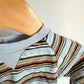 Cotton Striped Blue Top / 6m