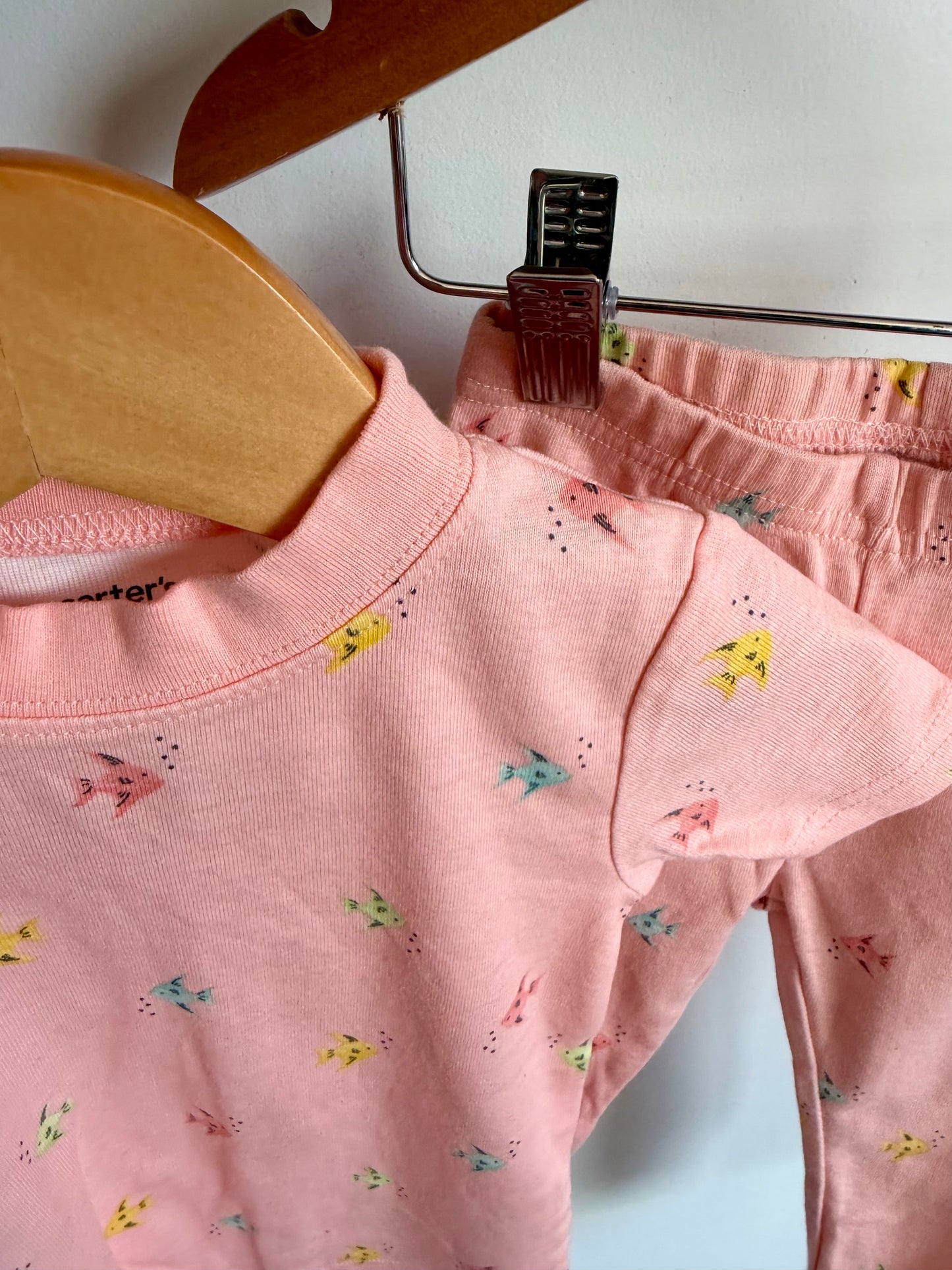 Pink Fish PJ Set / 18m
