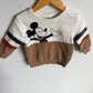 Mickey Sleeve Stripe Sweater / 18m