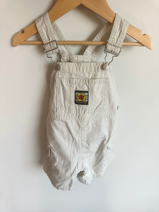 B.U.M. White Overalls / 12m