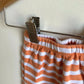 Striped Pumpkin Footed Pants / 0-3m