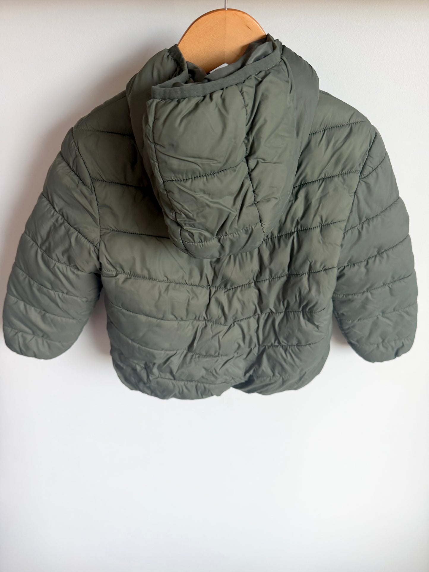 Green Hood Puffer Jacket / 4T