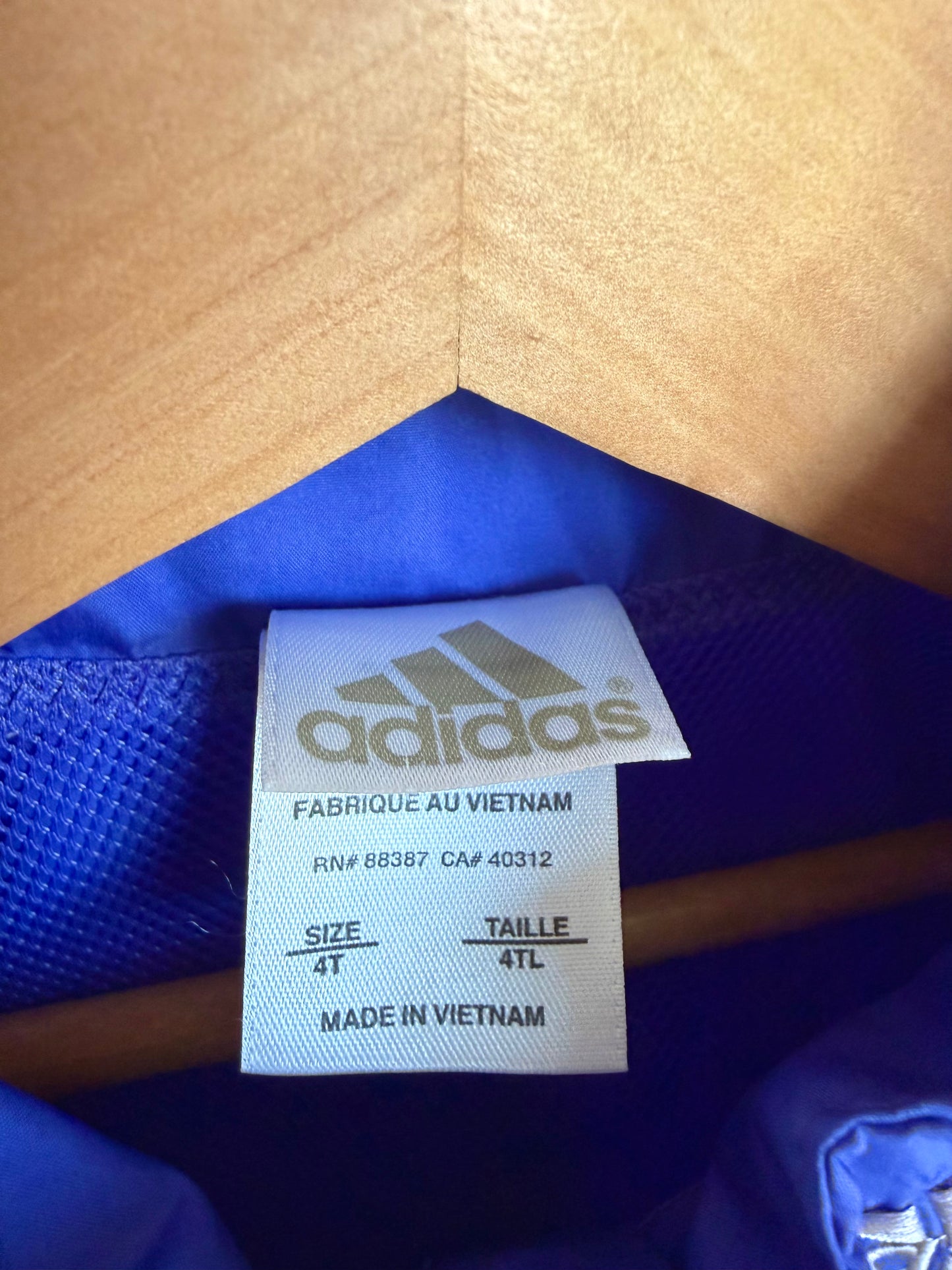 Adidas Purple Jacket / 4T