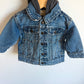 Gap Hood Jean Jacket / 12-18m