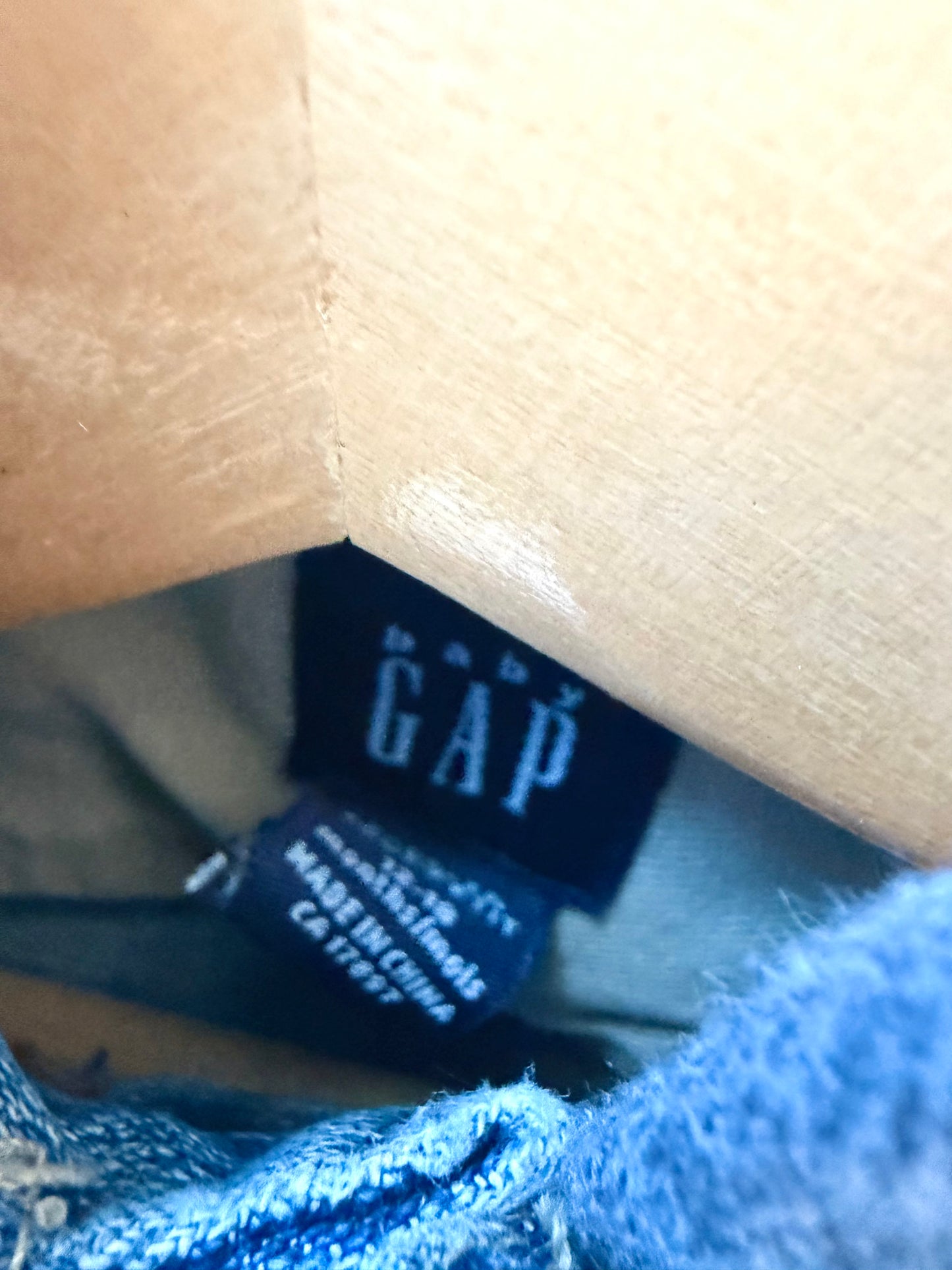 Gap Hood Jean Jacket / 12-18m