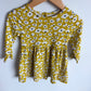 Yellow Floral Dress  / 18-24m