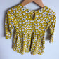 Yellow Floral Dress  / 18-24m