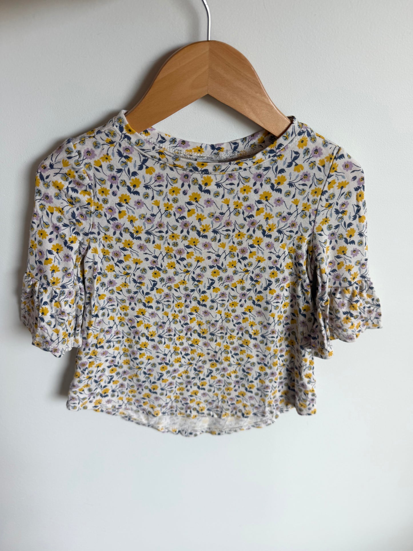 Floral Billowy Sleeve Tunic Top (PLAY) / 2T