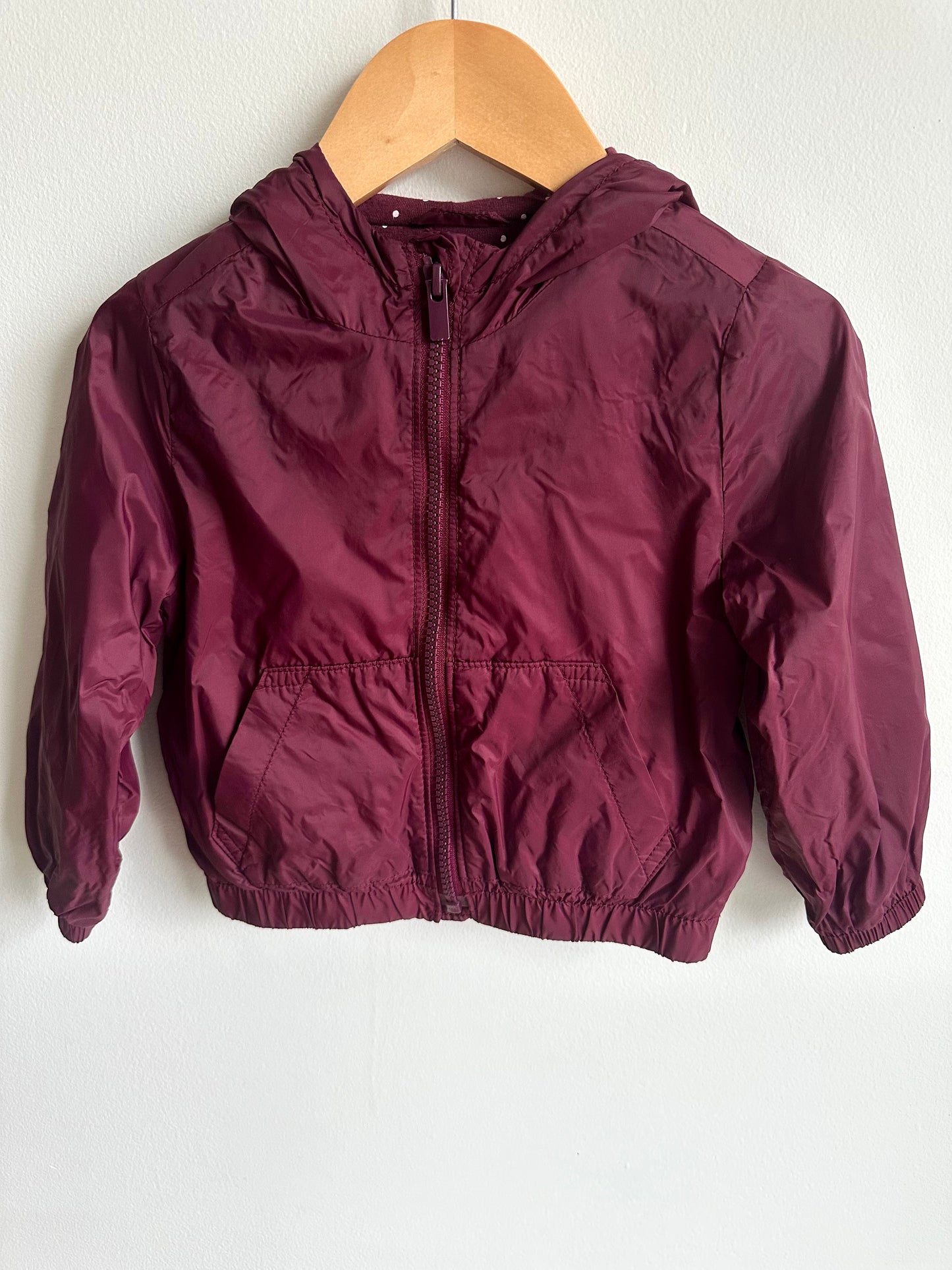 Plum Zippered Jacket / 2T