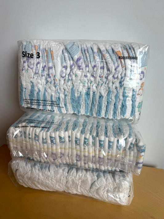 Animal Pattern Diapers (In Package) / Size 3 (No Shipping)