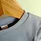 Perriwinkle Embroidered Flower + Snail Crewneck / 6-12m
