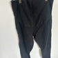 Thyme Black Cotton Maternity Leggings / Small