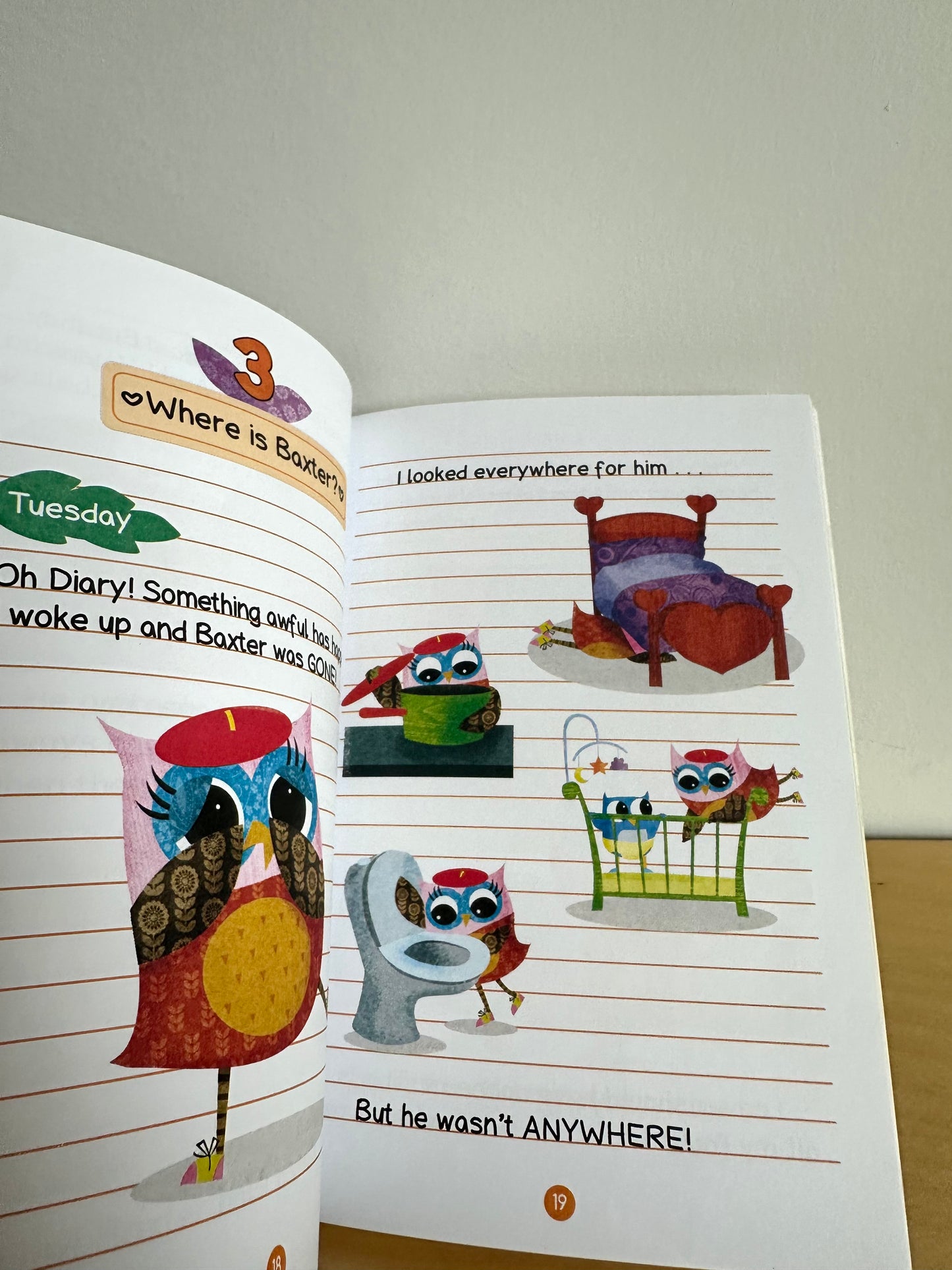Owl Diaries- Baxter Is Missing Book / 5-7 years