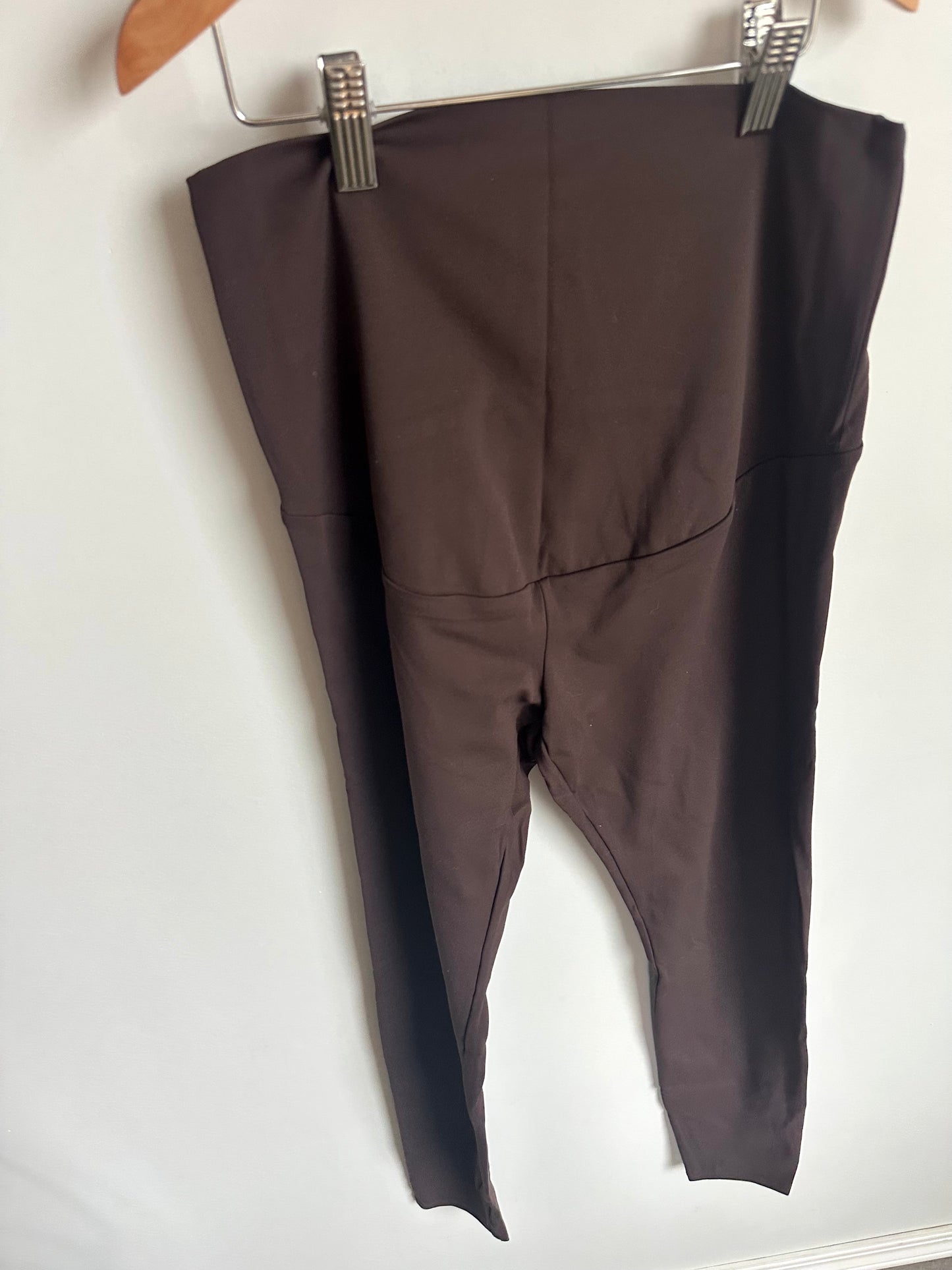 Thyme Brown Maternity Leggings / Small