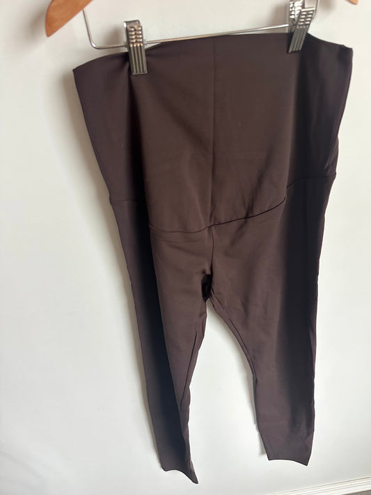 Thyme Brown Maternity Leggings / Small