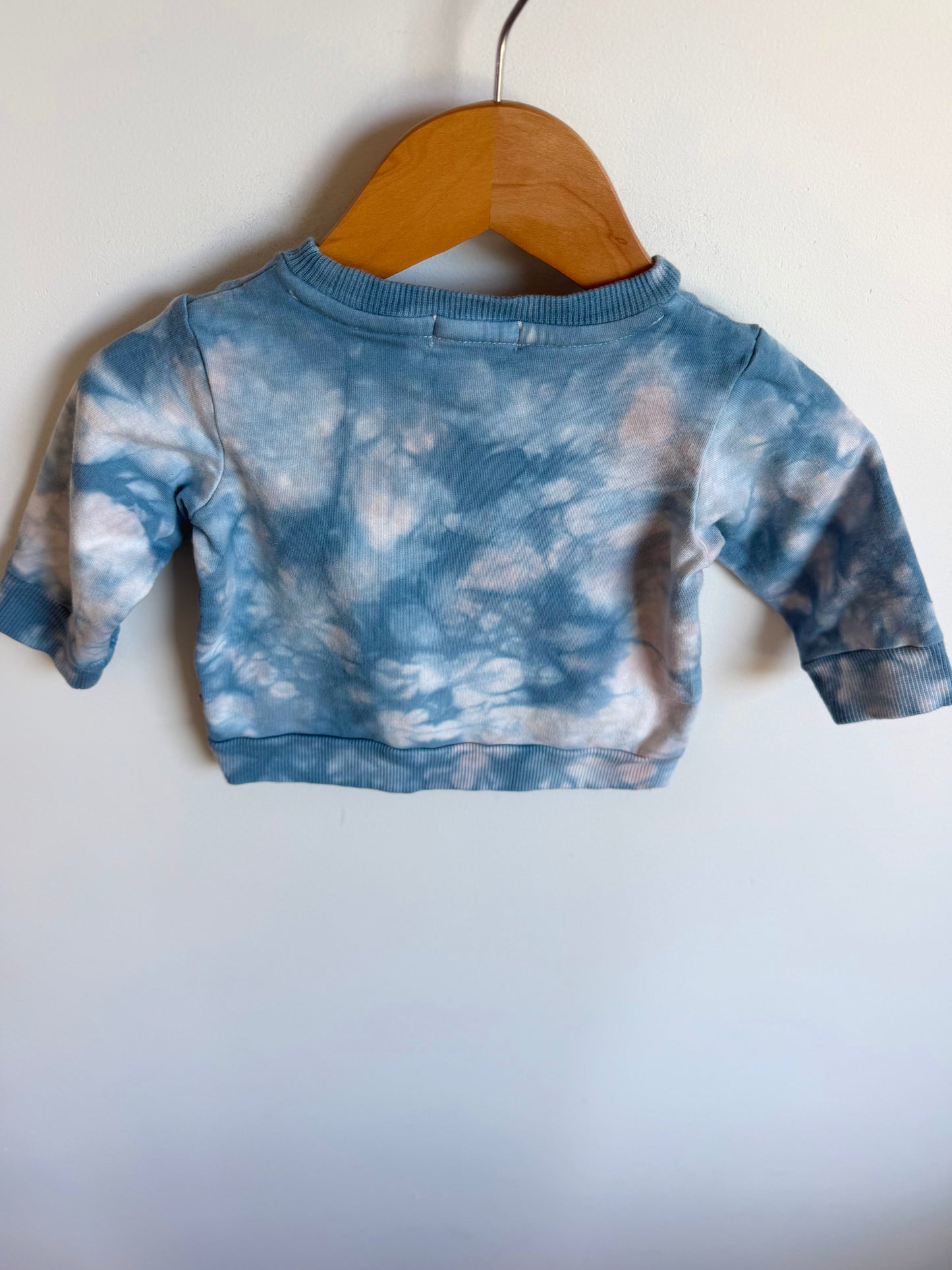 Miles Blue Tie Dye Sweater / 6m