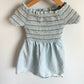 Smock Top Pastel Blue Dress / 4T