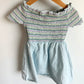 Smock Top Pastel Blue Dress / 4T
