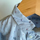Mayoral Red + Blue Pattern Button Up Top / 12m