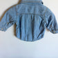 Denim Like Button Top / 6-12m