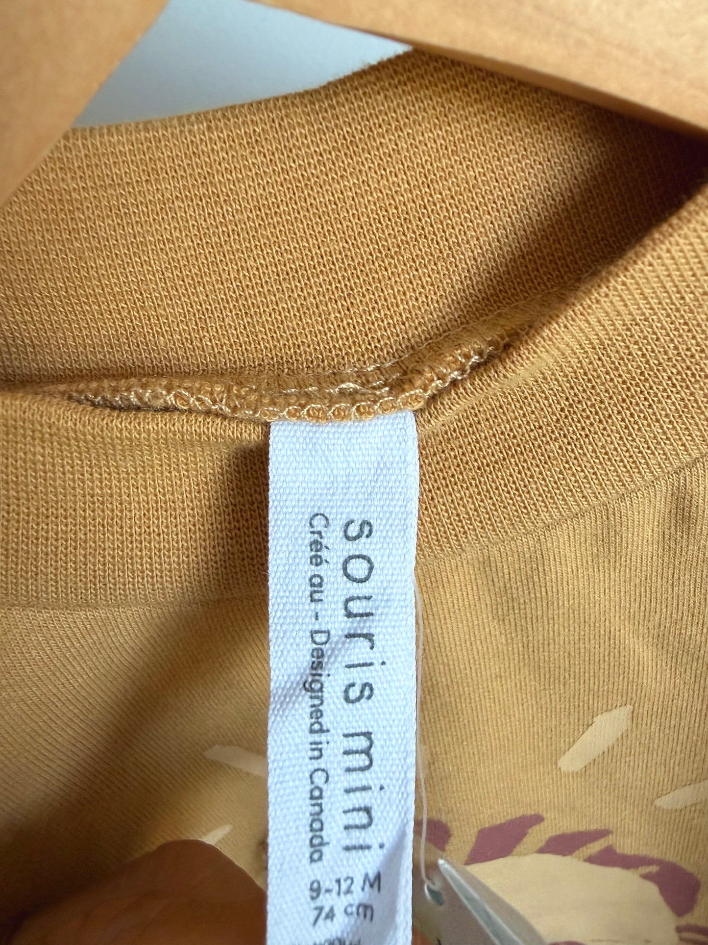 Fish Mustard Sweater (With tags) / 9-12m