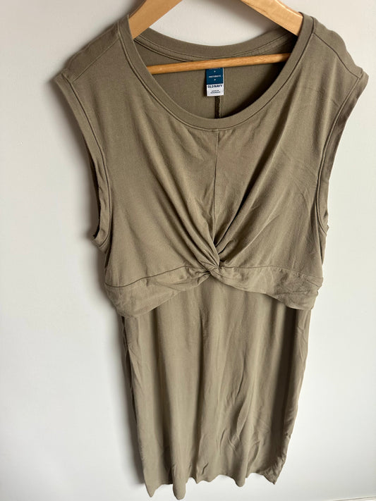 Olive Nursing Dress / Small