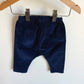 Bonds Navy Drop Pants / 3-6m
